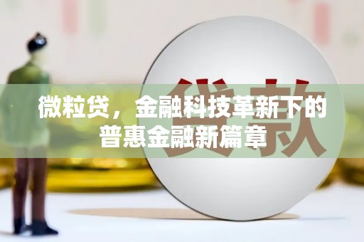 钟祥微粒贷，金融科技革新下的普惠金融新篇章