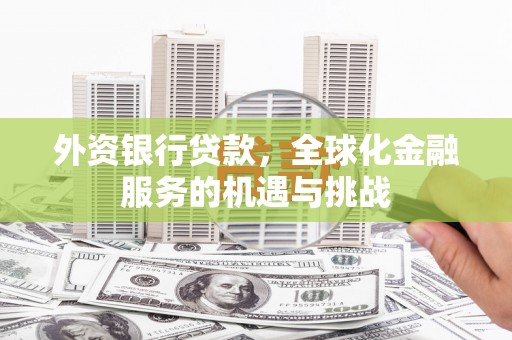 钟祥外资银行贷款，全球化金融服务的机遇与挑战