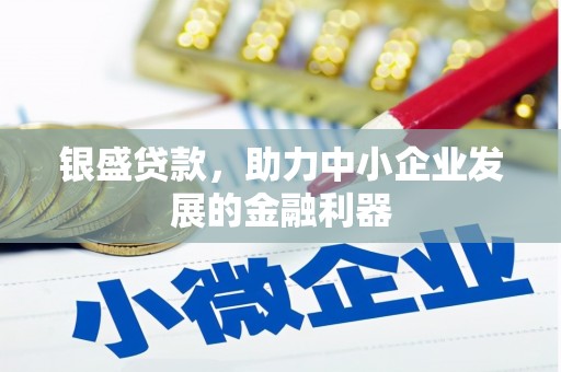 钟祥银盛贷款，助力中小企业发展的金融利器