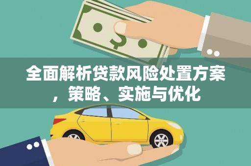 钟祥全面解析贷款风险处置方案，策略、实施与优化