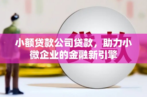 钟祥小额贷款公司贷款，助力小微企业的金融新引擎