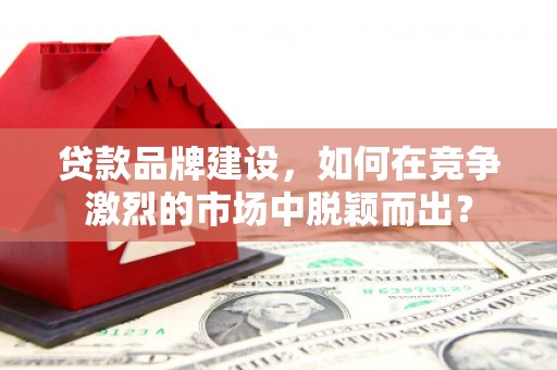 钟祥贷款品牌建设，如何在竞争激烈的市场中脱颖而出？