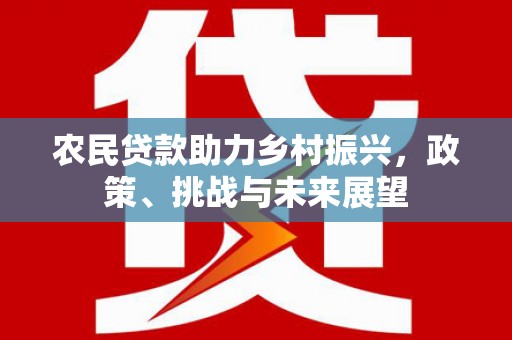 钟祥农民贷款助力乡村振兴，政策、挑战与未来展望