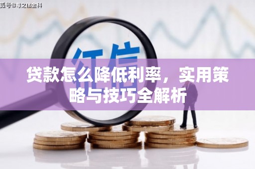 钟祥贷款怎么降低利率，实用策略与技巧全解析