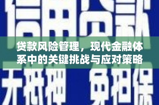 钟祥贷款风险管理，现代金融体系中的关键挑战与应对策略